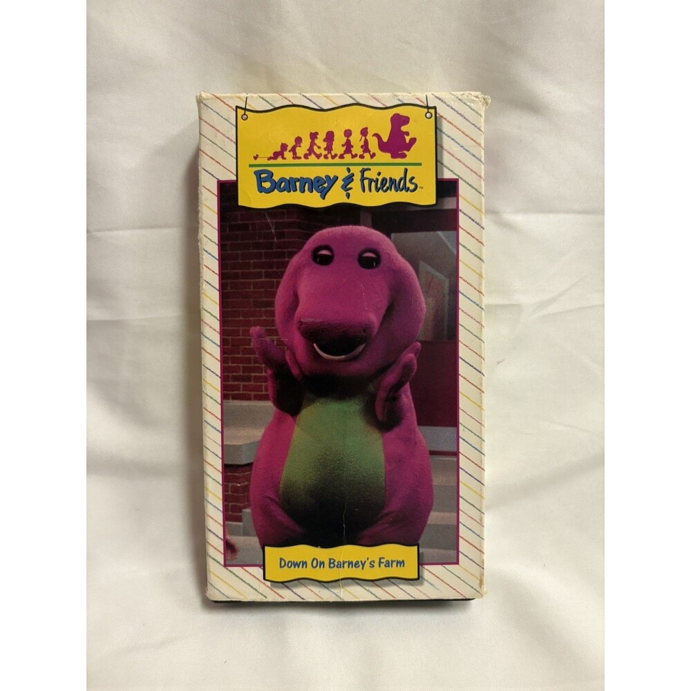 Barney & Friends "Down On Barney's Farm" Time Life Video VHS (1993)